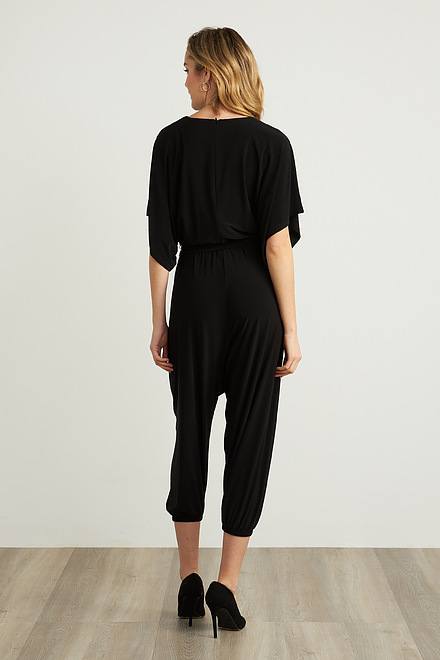 Cropped Jersey Jumpsuit Style 211153