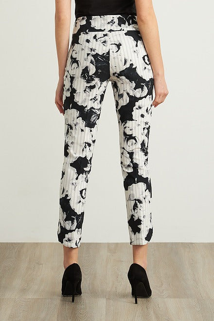 Cropped Print Pants Style 211156