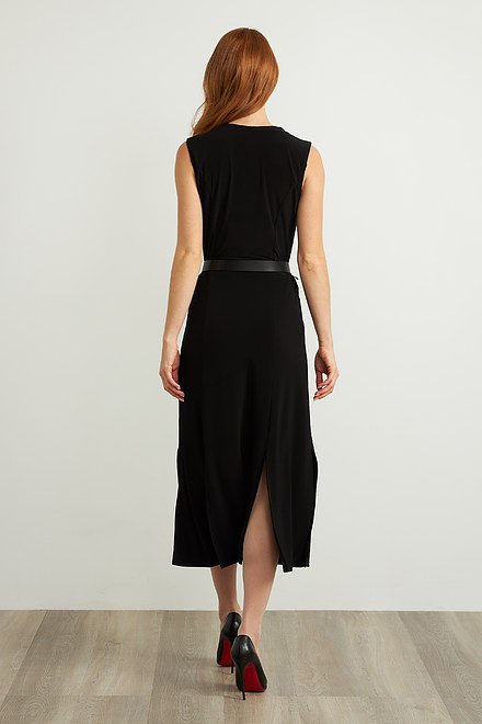 Sleeveless Belted Dress Style 211179