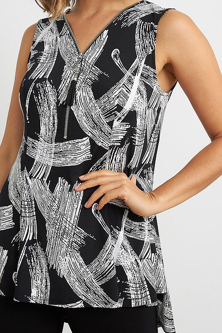 V-neck Zip Top Style 211337