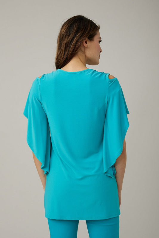 Blusa con diseño hombro descubierto 221006