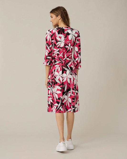 Vestido floral cruzado 221224