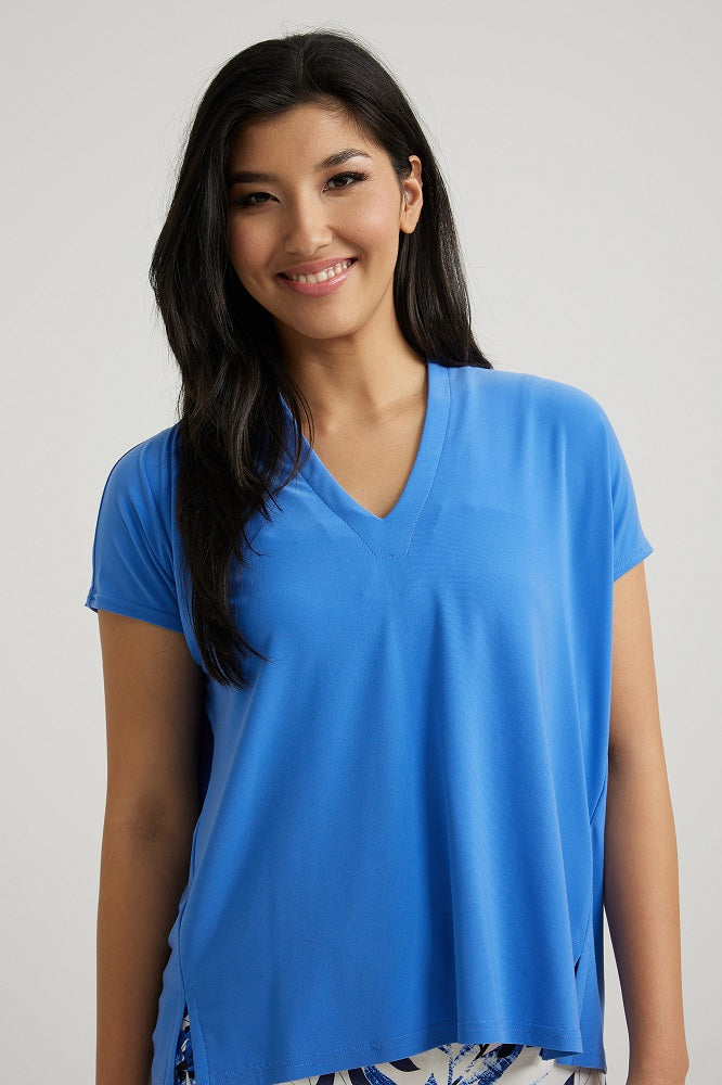 Blusa holgada con escote V 222077