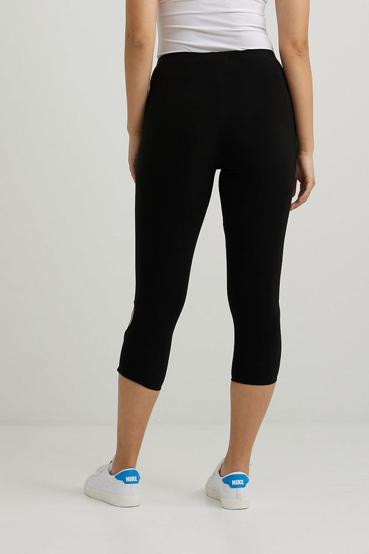 Leggins cortos negro 222153