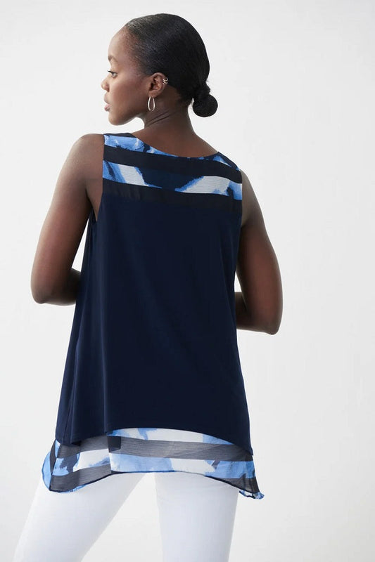 Blusa holgada con detalles multicolor 222179