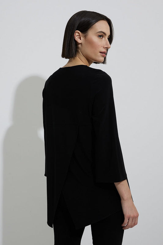 Blusa con ribete de pedrería 223198