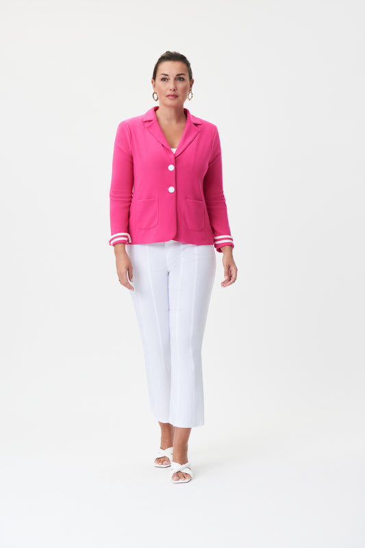 Saco fucsia con botones 232015