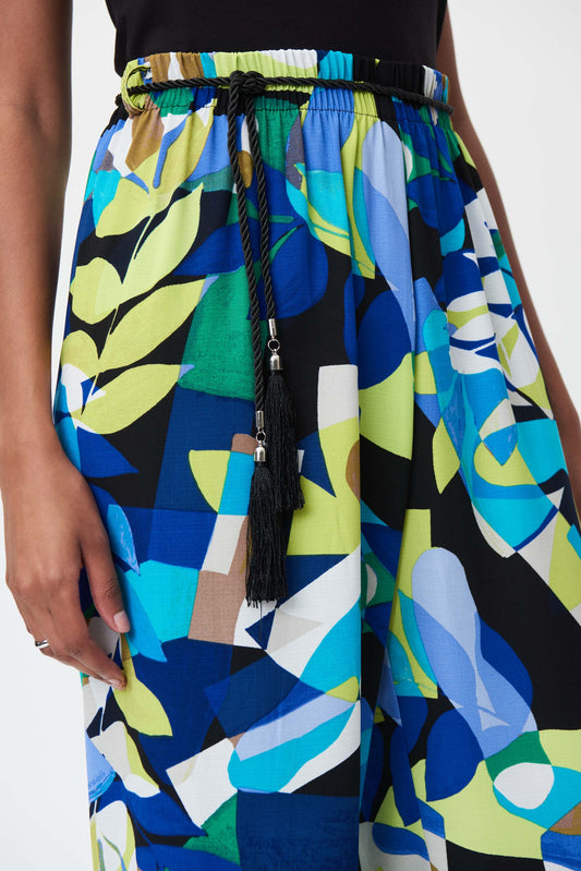 Pantalón estampado verde 232082