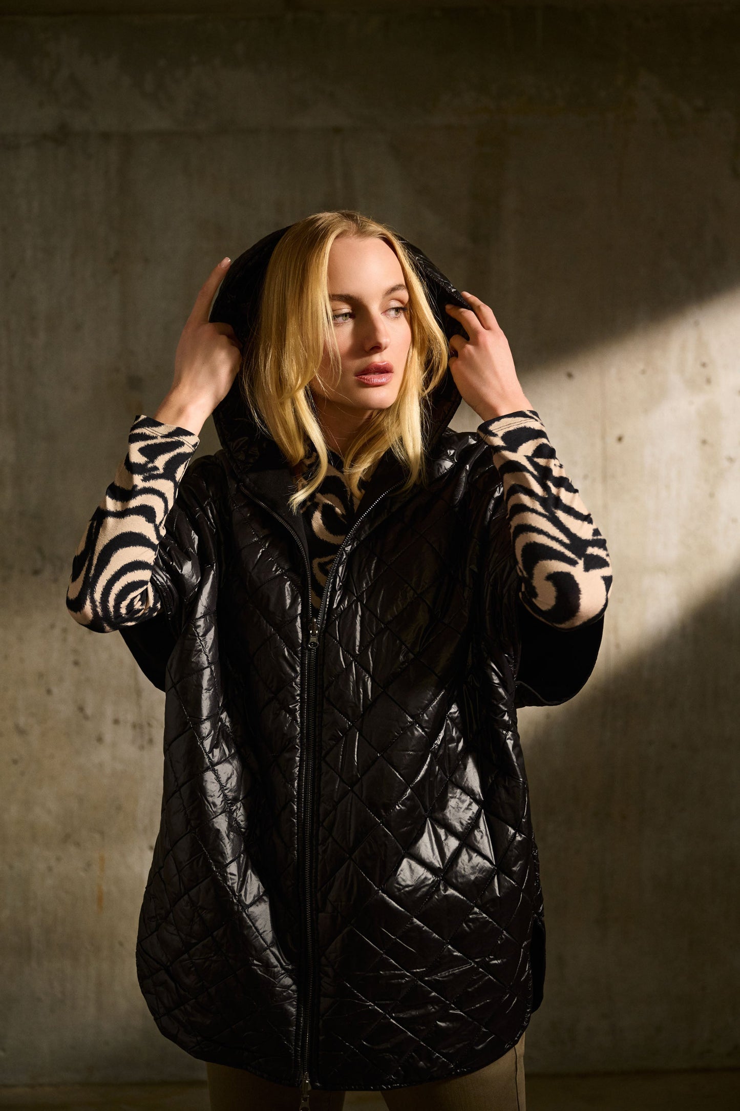 Abrigo acolchonado doble vista 243906