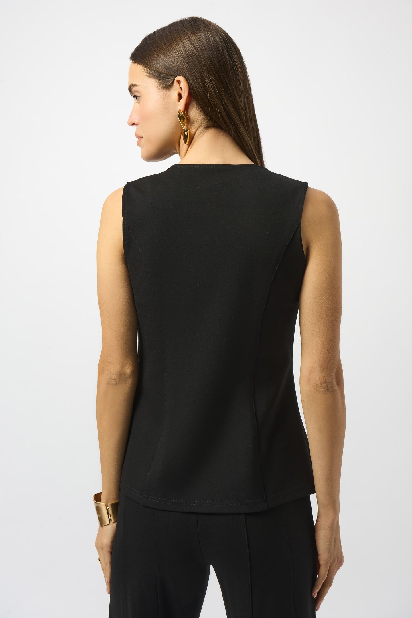 Chaleco ajustado negro 253156