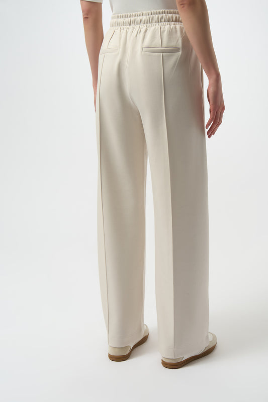 Pantalón de pierna ancha beige abedul 254960