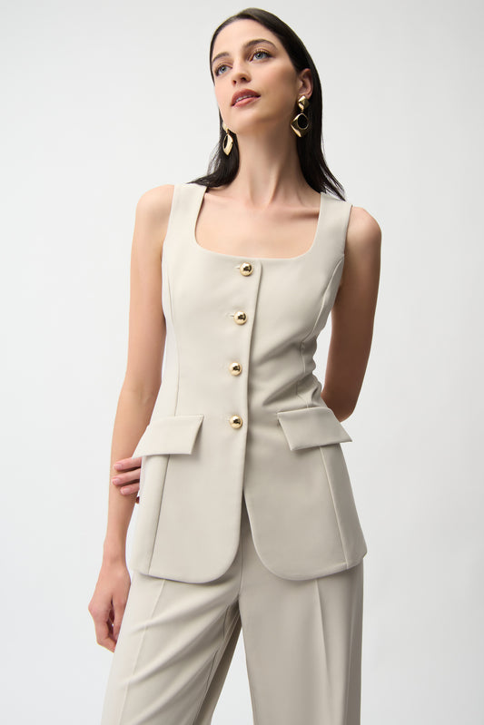 Palazzo con pierna ancha beige piedra de luna 261214