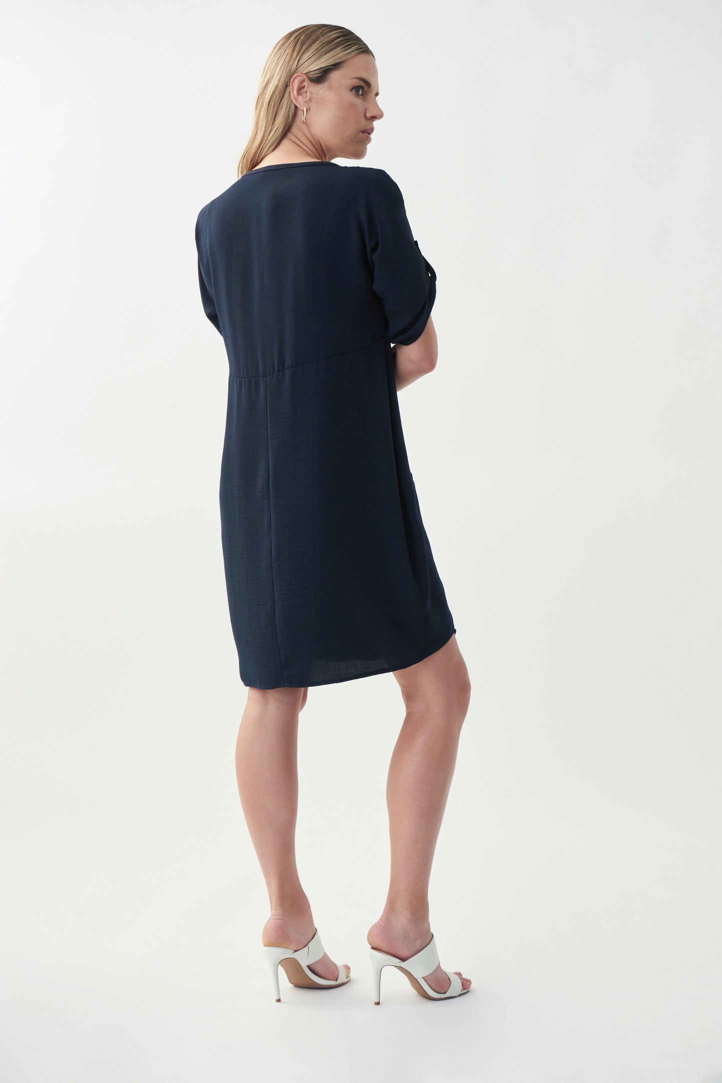 Vestido azul marino 221164