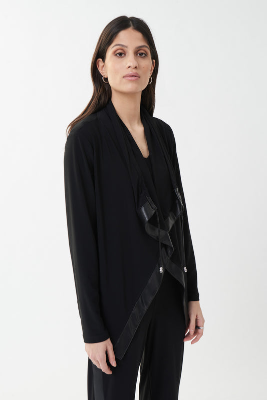 Cover up negro con eco piel 223091
