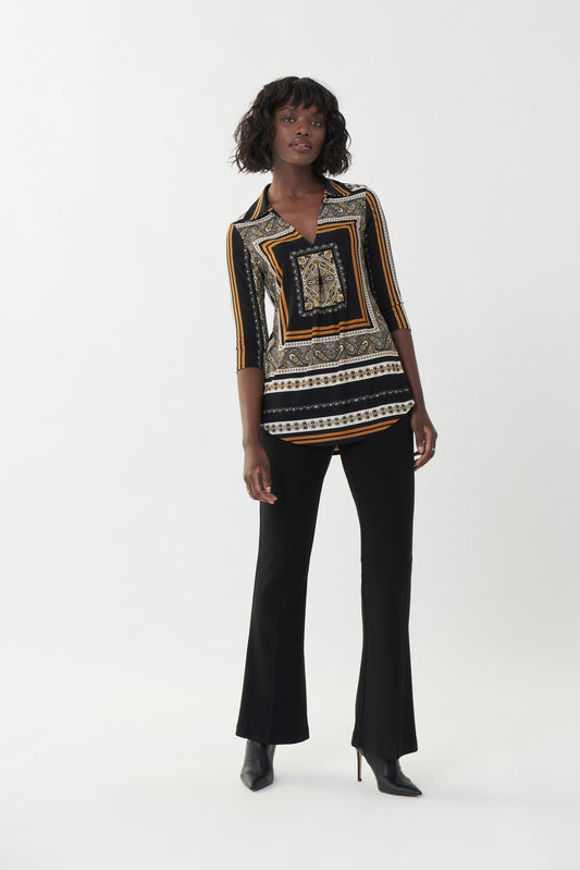 Blusa estampado de cachemiras 223228