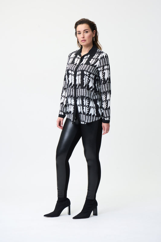 Blusa blanco y negro 224292