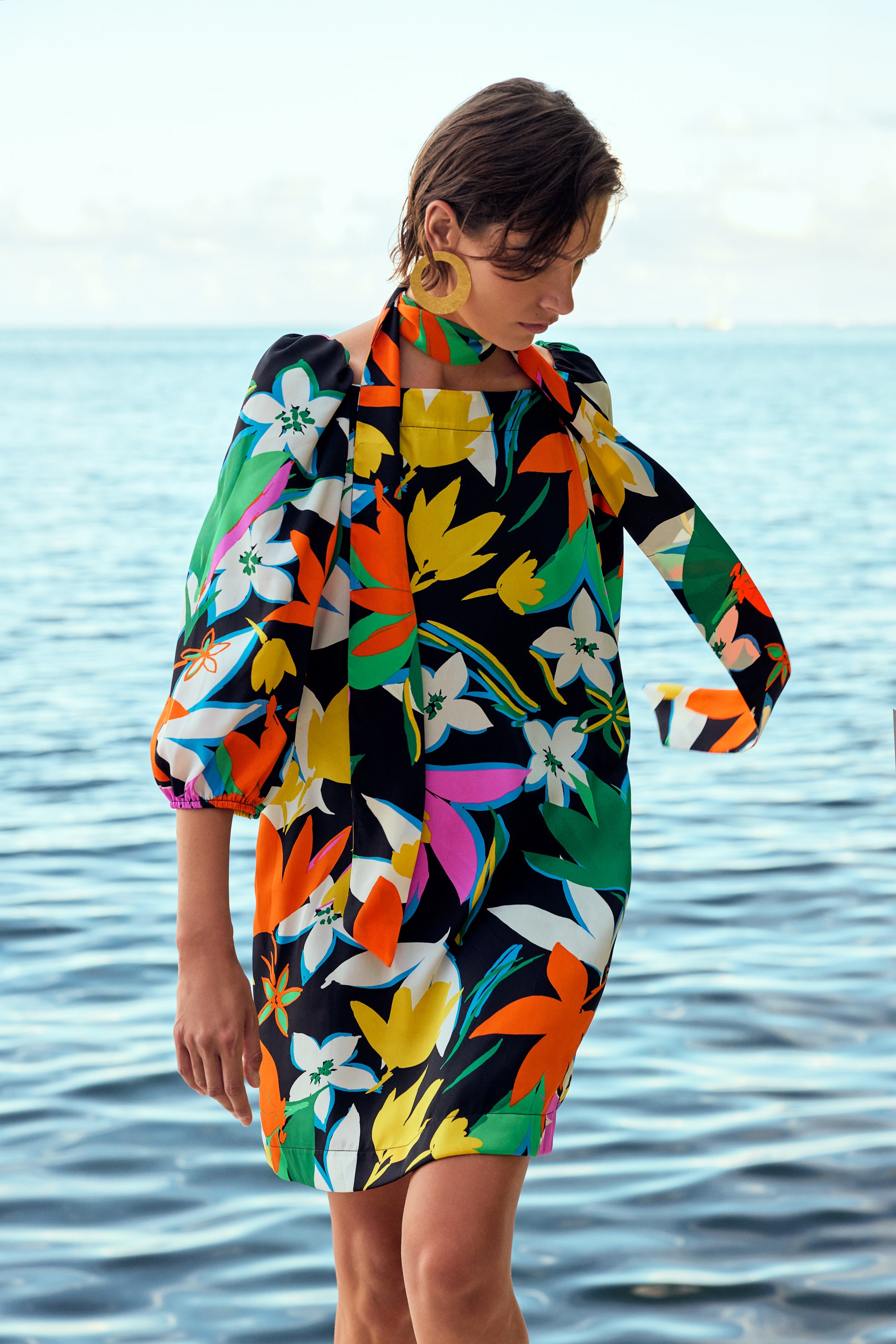 Vestido estampado floral 241251