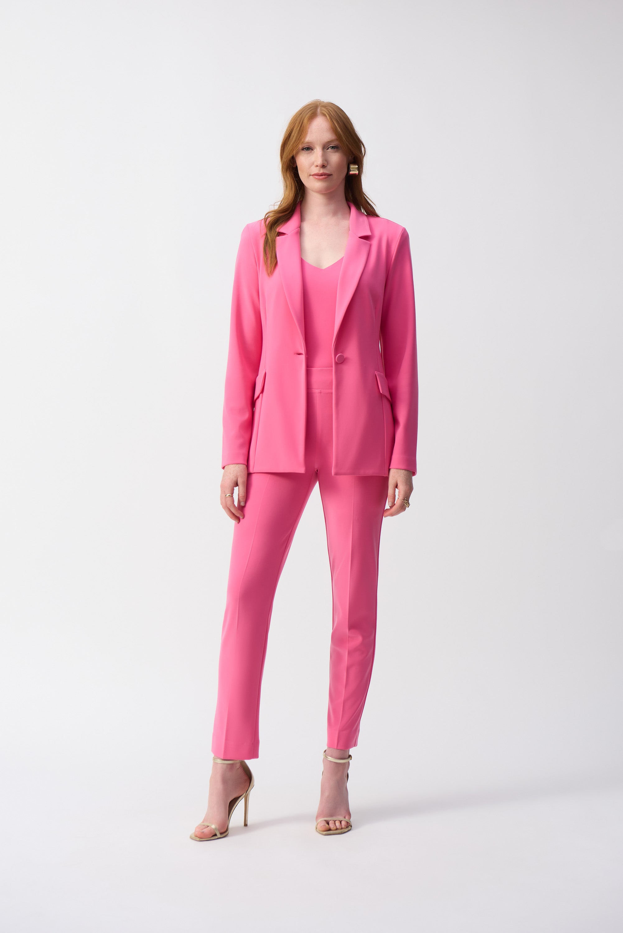 Pantalón básico rosa chicle 143105
