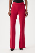 Pantalones acampanados clásicos rojo cereza 163099F2
