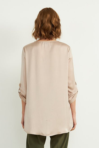 V-neck Blouse Style 204312