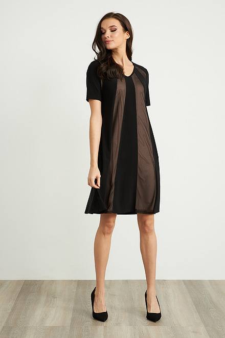 Mesh Panel Dress Style 211105
