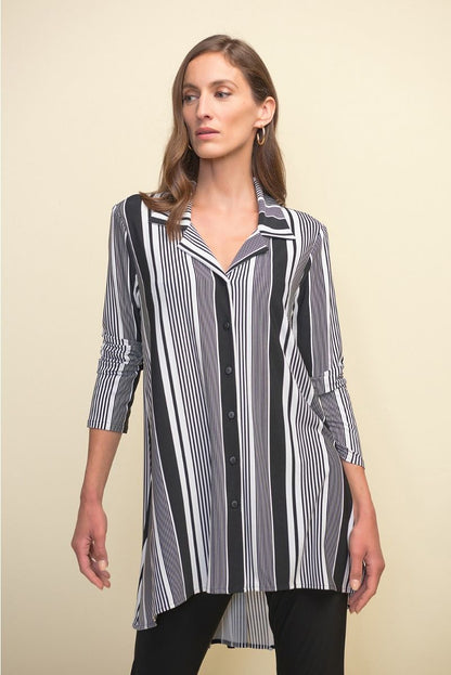 Joseph Ribkoff Black/White Top Style 211109