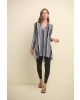 Joseph Ribkoff Black/White Top Style 211109