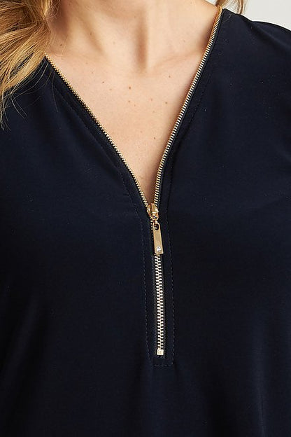 Zipper Detail Top Style 211115