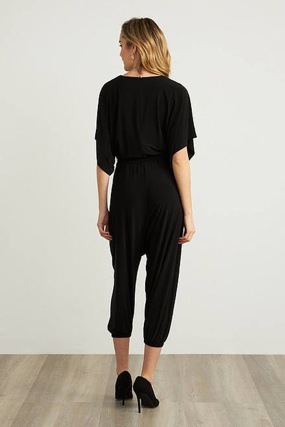Cropped Jersey Jumpsuit Style 211153