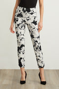 Cropped Print Pants Style 211156
