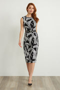 Belted Sheath Dress Style 211217