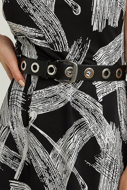 Belted Sheath Dress Style 211217