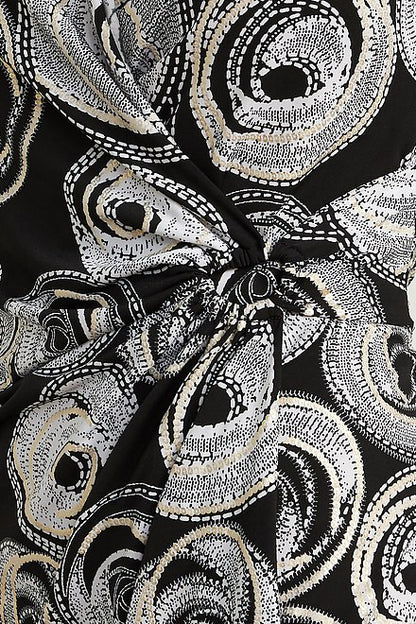 Circle Motif Dress Style 211245