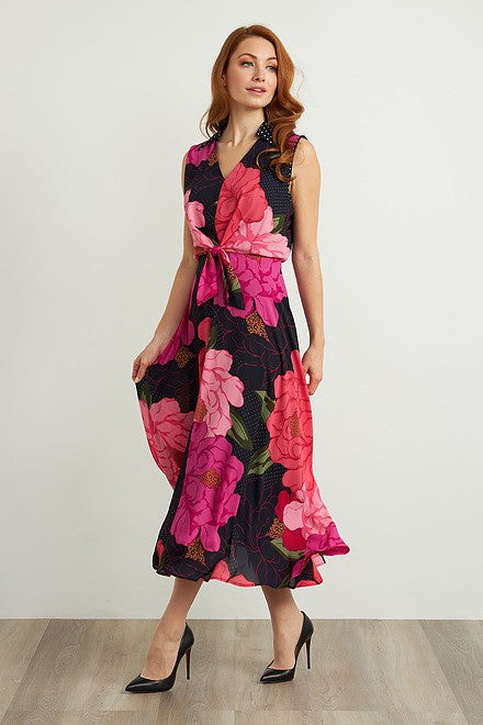 Floral & Polka Dot Dress Style 211279