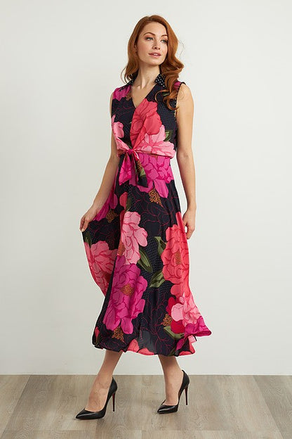 Floral & Polka Dot Dress Style 211279