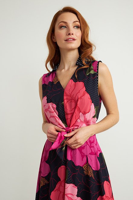 Floral & Polka Dot Dress Style 211279