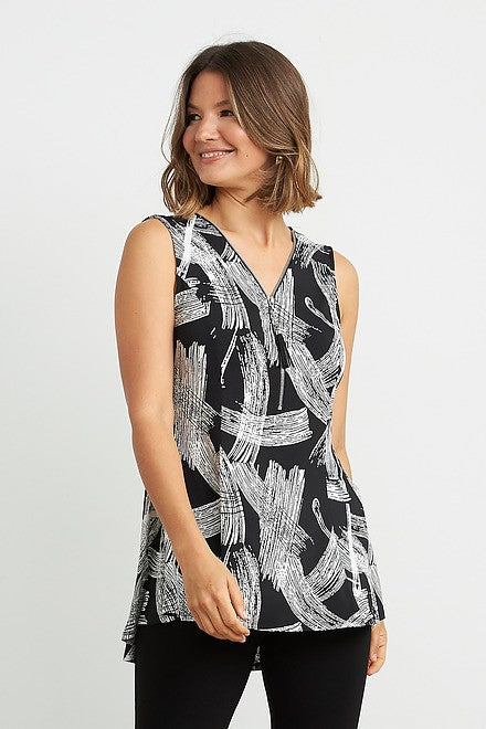 V-neck Zip Top Style 211337