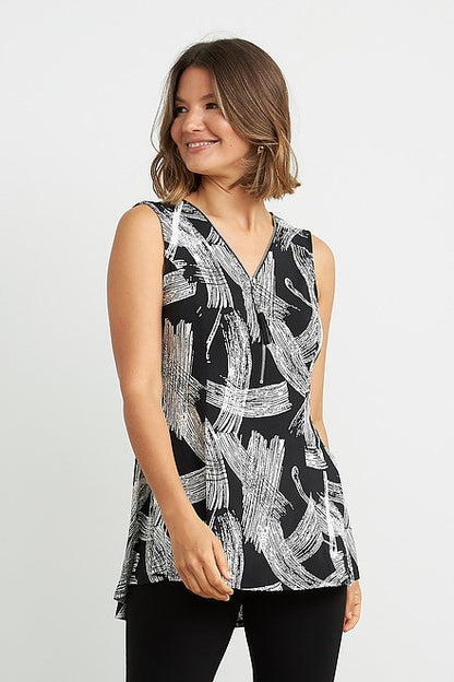 V-neck Zip Top Style 211337