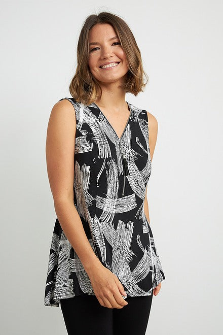 V-neck Zip Top Style 211337