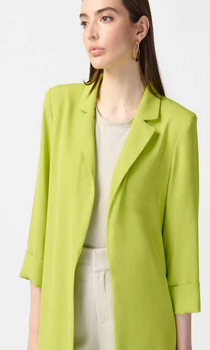 Blazer con Solapa y manga 3/4 Verde Lima 211361S