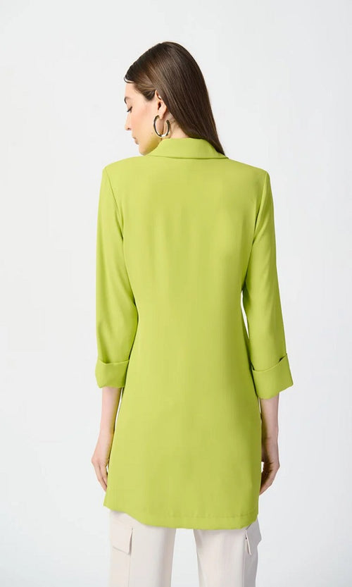 Blazer con Solapa y manga 3/4 Verde Lima 211361S