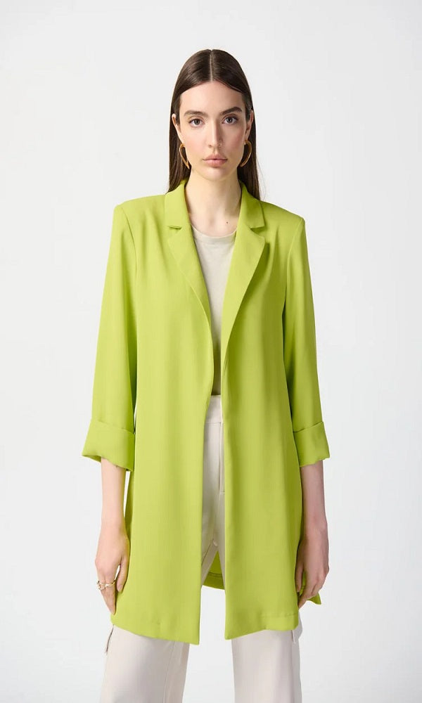 Blazer con Solapa y manga 3/4 Verde Lima 211361S