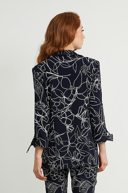 Floral Print Jacket Style 211363