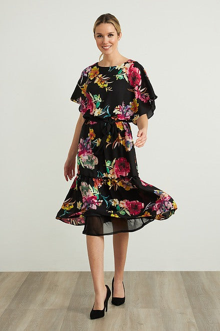 Chiffon Overlay Dress Style 212159