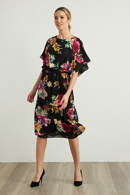 Chiffon Overlay Dress Style 212159