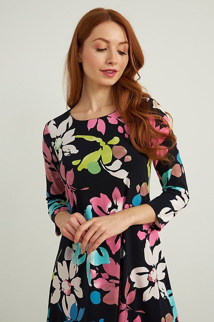 Floral Midi Dress Style 212219