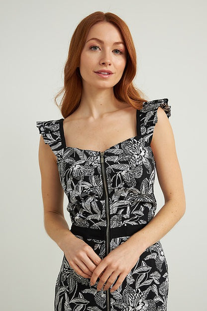 Zip Front Dress Style 212241