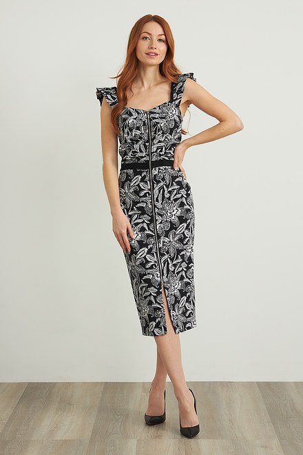 Zip Front Dress Style 212241