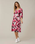 Vestido floral cruzado 221224