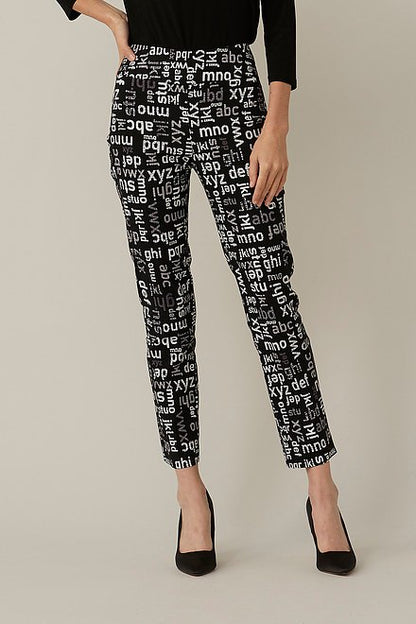Typography Print Pants Style 221327